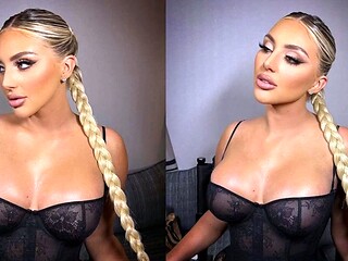 Fucking Kayley Gunner Big Boobs Wife in Stockings Shared