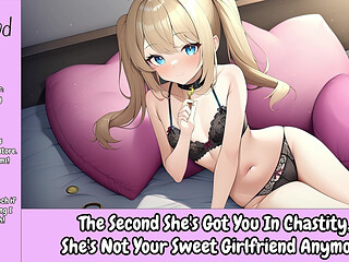 Once You're in Chastity, She's Not Your Sweet GF Anymore