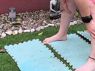 Yoga Class Ends in Creampie