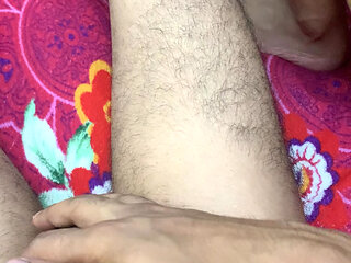 She Touches Herself and Gives Me Footjob