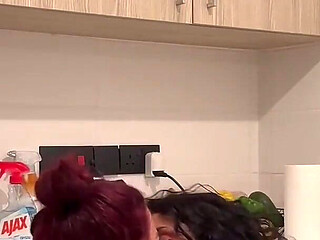 Insatiable Tattooed Step Stepsisters Play with Corn
