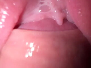 Close Up Fuck Teen Stepsister, Amazing Creamy Pussy
