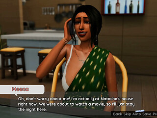 Leela and Ronnie watching rita and krish