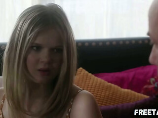 Overprotective Stepdad Derrick Pierce Punish His 18yr Stepdaughter Coco Lovelock