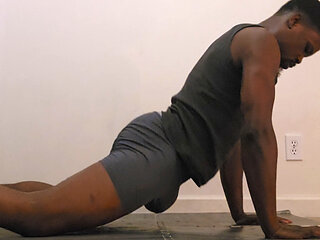 BBC Solo Male Masturbation with Condom