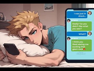 My New Girlfriend Taboo Hentai Game Ep.11 Sexting My GF Bestie!