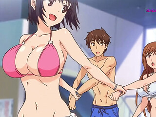 Soft hentai lips and big breasts fill the fantasy