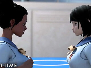 Hentai Step-Sister Fucks Step-Bro & Lesbian Anime Sex - Uncensored