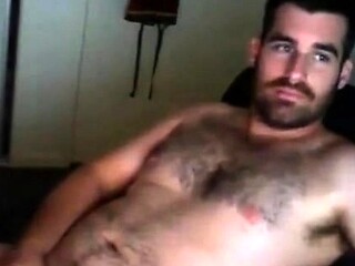 Amateur Daddy Hunk Strokes His Big Cock