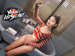 Bath-bound Airi gets caught finger-fucking herself