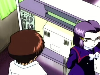 Hentai nerd gets pounded by student