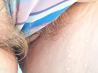 Hairy Pussy Camel Toe Bikini - Let Me Show Off My Massive Mammaries For My Men