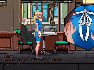 The client asked Jane to bend over so he could touch her pussy through her panties.