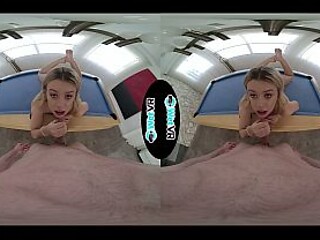 Lucky guy's big cock pleases Ashley in corner pocket POV