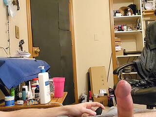 Hands-Free Cumshot Twink Bicurious Boy