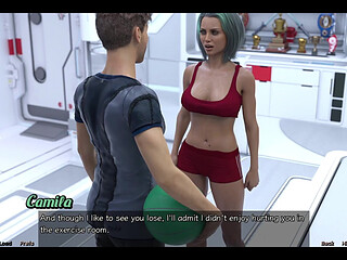 Stranded in Space - Basketball Match Against Femdom Mistress
