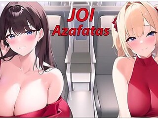 Joi Hentai With The Stewardesses On The Plane. In Spanish