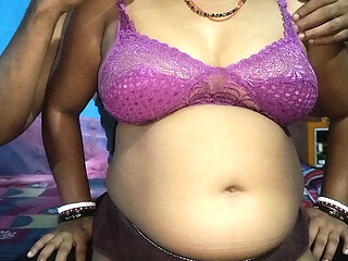 Indian Bhabhi gets her pussy fucked at home