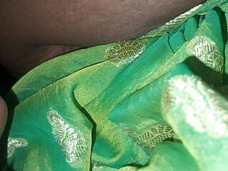 My Husband Loves to Fuck Me in Green Saree