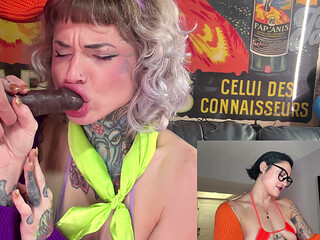 Cosplay BBC Strap on Blowjob: Velma Doms Daphne