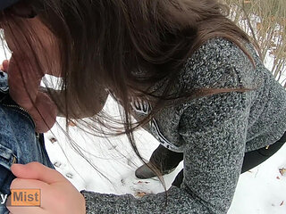 Outdoor He Cheating Me to Cum in My Tight Ass Somewhere at the Forest 4K