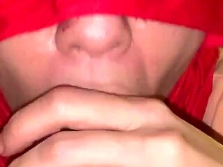 Step Mom Help Stepson Release His Cum with Gagging Deepthroat Big Dick Blowjob Real Amateur