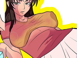 Slowly undressing a trans girl to reveal the huge cock she has (anime futanari yaoi)
