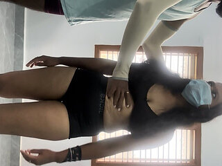Tamil Yoga Teac Her Student Then Fucking Her Beautiful Pussy