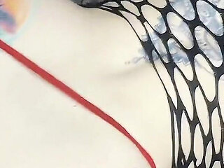 BBC Slut in Fishnets Worships That Big Dick. POV