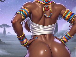 Large Ebony Transgender Cock Elena Wants to Please You