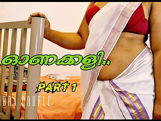 Onam Special Saree Play with Stepmom and Stepson Part1