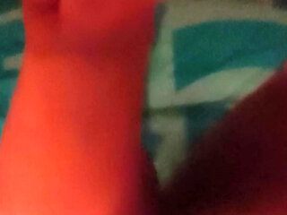 Horny young guy jerking off