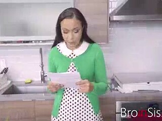 Busty Brunette Latina Stepsister Lets Stepbrother Inside Her- Adriana Maya