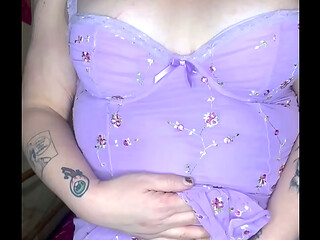 Your TS GF makes you a video to tease your cock while you&rsquo_re at work