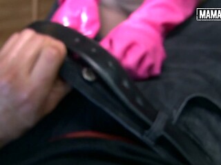 Slim Latina Rides His Dick Cowgirl Until Her Braid Comes Loose
