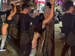 Amateur Hair Pulling Hardcore NSFW Outdoor Public Rough Voyeur r/HoldTheMoan Porn GIF by mypovcams