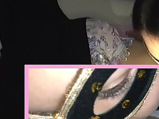 (en) Mirai Domoto Licks Maina Miuras Honey-soaked Belly Button