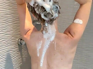 Perve on Me During a Sensual Shower Masturbation Session