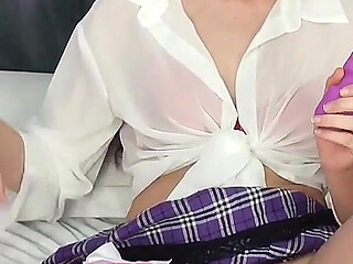 Pin up Bratty Teen Smoking and Orgasm