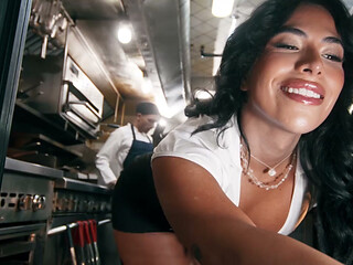 Hung Waitress TransAngels