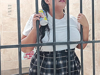 Young college girl has sex with prison guard