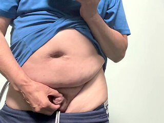 Rick Crete licking Nathaniel's black runners