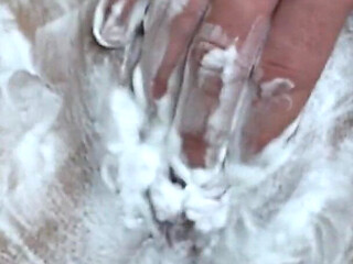 Watch Me Shave My Tight Pussy Close-up!