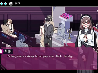 Hentai Game &ndash_ Church Hentai Sex Scenes 2 (Rika The Lewd Nun Heroines) - The Censor