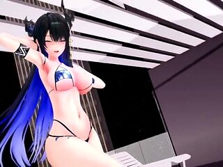 MMD Nerissa Ravencroft [Haniwa's Miniature Garden]