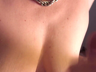 I Suck My Stepson Who Is Playing on the Computer and He Cums in My Mouth