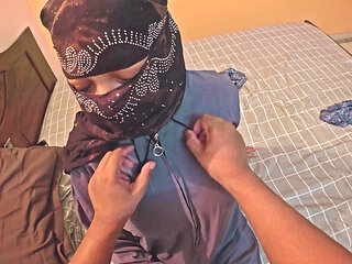 Hijabi Indonesian Girl Hides a Beautiful Body Inside Her Dress.