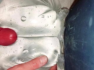Shower Masturbation with Toy Until Intense Orgasm