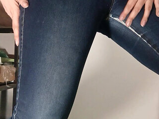 Modeling Worn Jeans