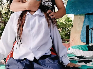 LUCKY FARM BOY IMPREGNATING 18+ YEAR OLD STUDENT ON BACKYARD